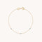 Bracelets - Alexandrite Charm Bracelet in Solid Gold - Charm Bracelets - Astrid &amp; Miyu