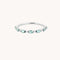 Alexandrite Marquise Band Ring in Solid White Gold-Astrid &amp; Miyu