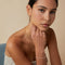 Earrings - Twist Large Hoops in Solid Gold - Hoop Earrings - Astrid &amp; Miyu