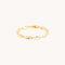 Rings - Twist Band Ring in Solid Gold - Band Rings - Astrid &amp; Miyu