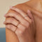 Rings - Twist Band Ring in Solid Gold - Band Rings - Astrid &amp; Miyu