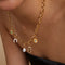 18k Gold Plated Jewellery - Clover Talisman Charm in Gold - Talisman Charm - Astrid &amp; Miyu