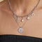 Hoop Charms - Clover Talisman Charm in Silver - Talisman Charm - Astrid &amp; Miyu