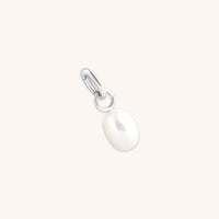 Hoop Charms - Pearl Talisman Charm in Silver - Talisman Charm - Astrid &amp; Miyu