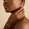 18k Gold Plated Jewellery - Twist Large Hoops in Gold - Hoops - Astrid &amp; Miyu