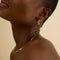 18k Gold Plated Jewellery - Twist Small Hoops in Gold - Hoops - Astrid &amp; Miyu
