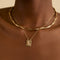 18k Gold Plated Jewellery - Butterfly Pendant Necklace in Gold - Pendant Necklace - Astrid &amp; Miyu