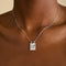 Gemstone Necklaces - Butterfly Pendant Necklace in Silver - Pendant Necklace - Astrid &amp; Miyu