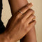 Recycled Sterling Silver Jewellery - Twist Band Ring in Silver - Band Ring - Astrid &amp; Miyu
