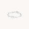 Recycled Sterling Silver Jewellery - Twist Band Ring in Silver - Band Ring - Astrid &amp; Miyu