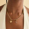18k Gold Plated Jewellery - Cosmic Locket Talisman Charm in Gold - Talisman Charm - Astrid &amp; Miyu