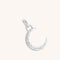 Hoop Charms - Moon Talisman Charm in Silver - Talisman Charm - Astrid &amp; Miyu