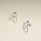 Cosmic Illusion Crystal Hoops in Silver-Astrid &amp; Miyu