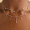 Necklaces & Bracelets - Cosmic Charm Drop Necklace in Silver - Necklaces - Astrid &amp; Miyu