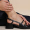 Bold Astrid Chain Anklet in Solid Gold-Astrid &amp; Miyu