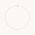 Marylebone Chain Anklet in Solid White Gold-Astrid &amp; Miyu