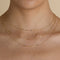Astrid Story Chain Necklace in Solid Gold-Astrid &amp; Miyu