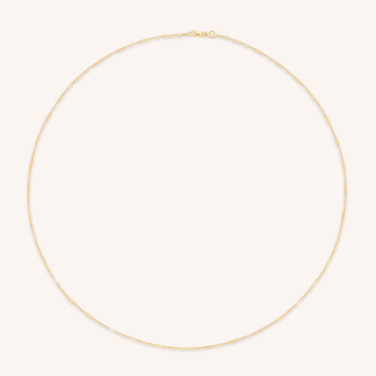 Astrid Story Chain Necklace in Solid Gold-Astrid &amp; Miyu