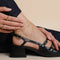 Shoreditch Chain Anklet in Solid Gold-Astrid &amp; Miyu