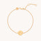 18k Gold Plated Jewellery - Aquarius Zodiac Bracelet in Gold - Zodiac - Astrid &amp; Miyu
