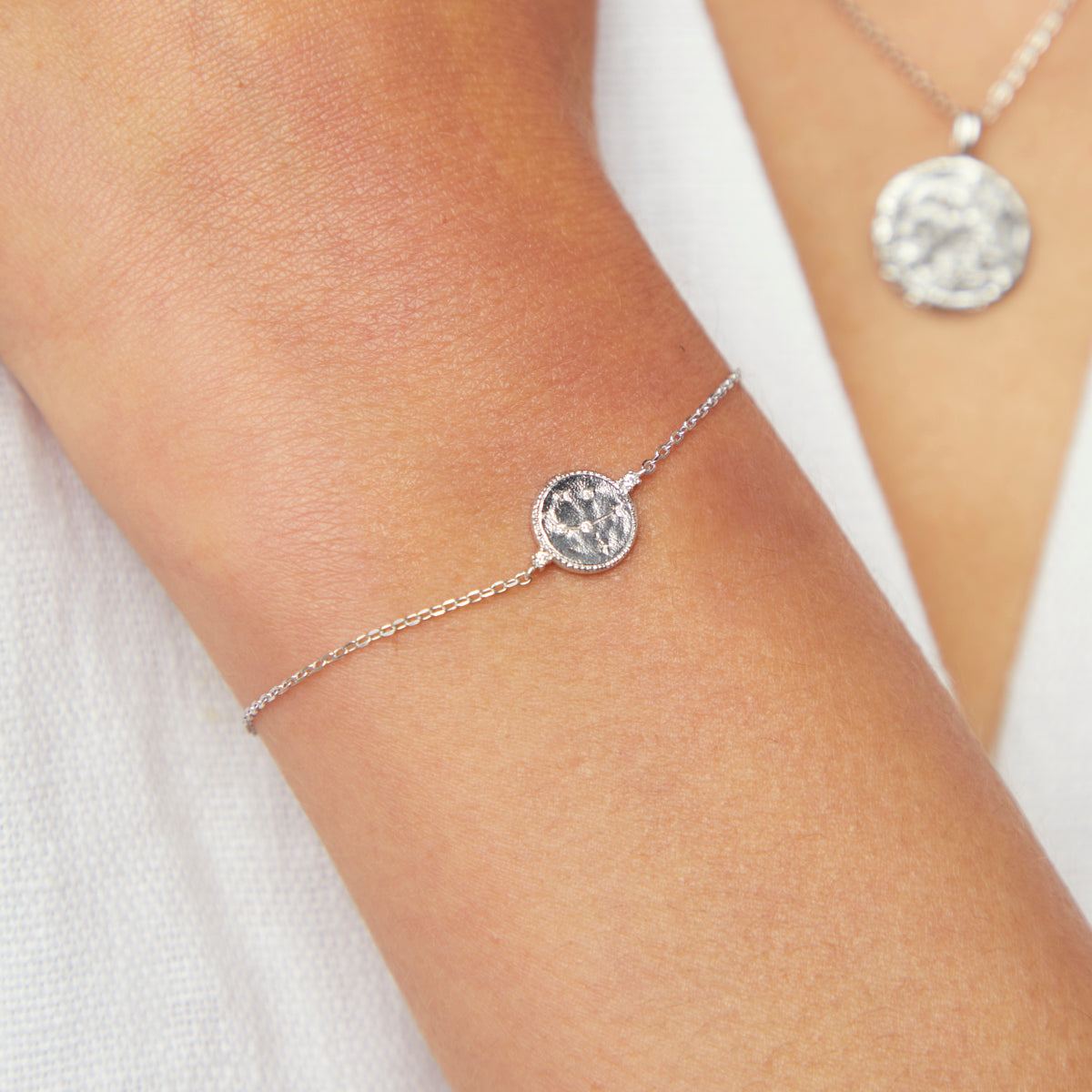 Aries Jewellery - Aries Zodiac Bracelet in Silver - Zodiac - Astrid &amp; Miyu