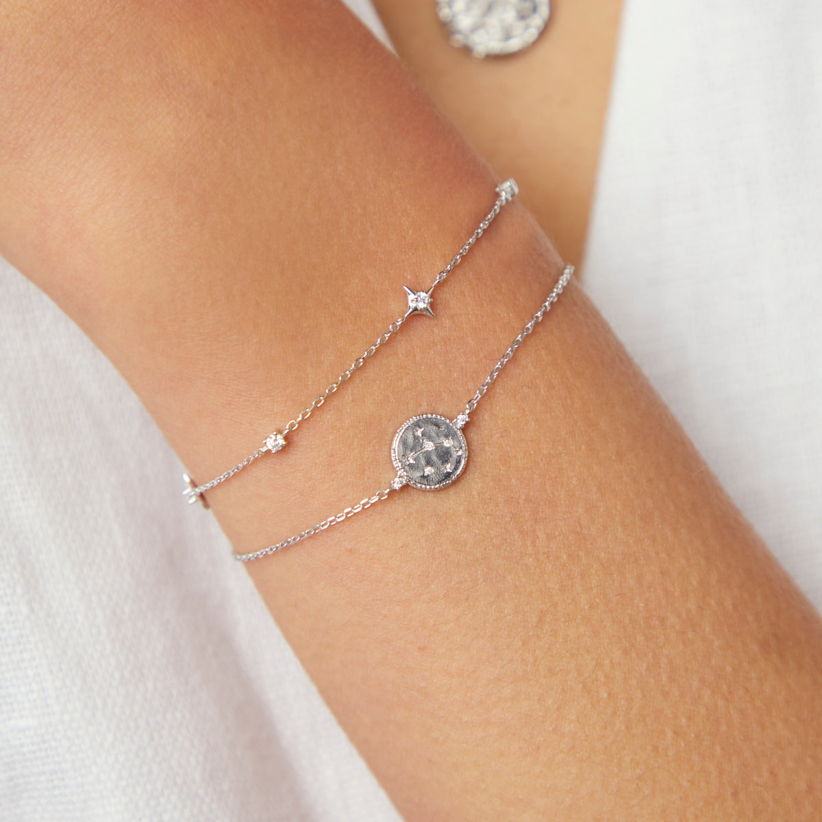 Aries Jewellery - Aries Zodiac Bracelet in Silver - Zodiac - Astrid &amp; Miyu