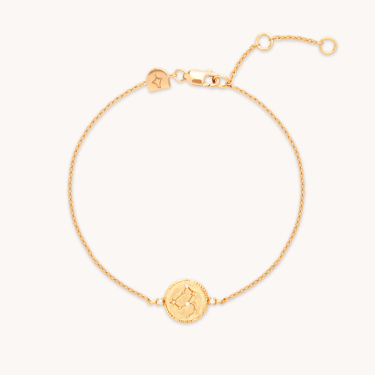 18k Gold Plated Jewellery - Leo Zodiac Bracelet in Gold - Zodiac - Astrid &amp; Miyu