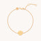 18k Gold Plated Jewellery - Leo Zodiac Bracelet in Gold - Zodiac - Astrid &amp; Miyu