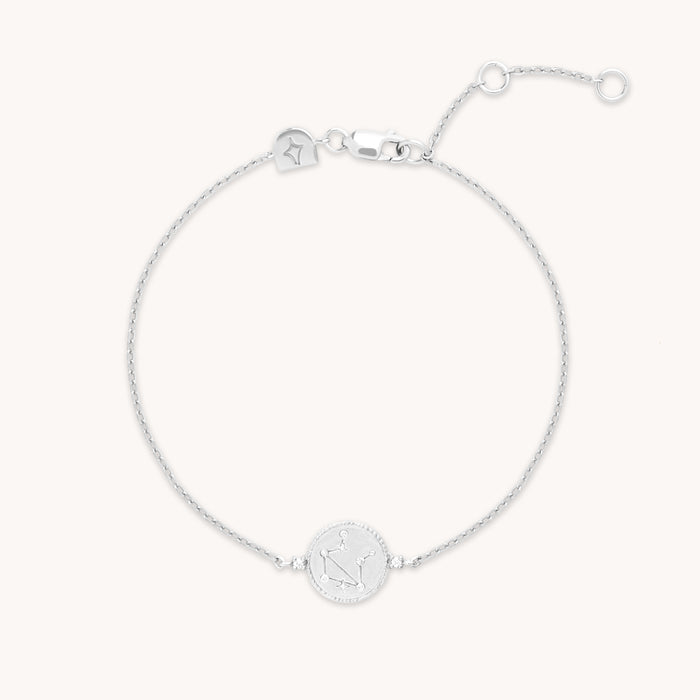 Bracelets - Libra Zodiac Bracelet in Silver - Zodiac - Astrid &amp; Miyu