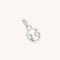Cancer Jewellery - Cancer Zodiac Talisman Charm in Silver - Talisman Charm - Astrid &amp; Miyu