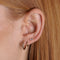 Crystal Set Hoop 6.5mm in Gold-Astrid &amp; Miyu