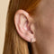 Crystal Set Hoop 6.5mm in Silver-Astrid &amp; Miyu