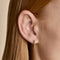 Crystal Set Hoops in Gold-Astrid &amp; Miyu