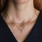 Crystal Cluster Pendant Necklace in Gold-Astrid &amp; Miyu