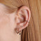 Crystal Duo Studs in Gold-Astrid &amp; Miyu