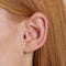 Black Cluster Titanium Piercing Stud in Gold-Astrid &amp; Miyu
