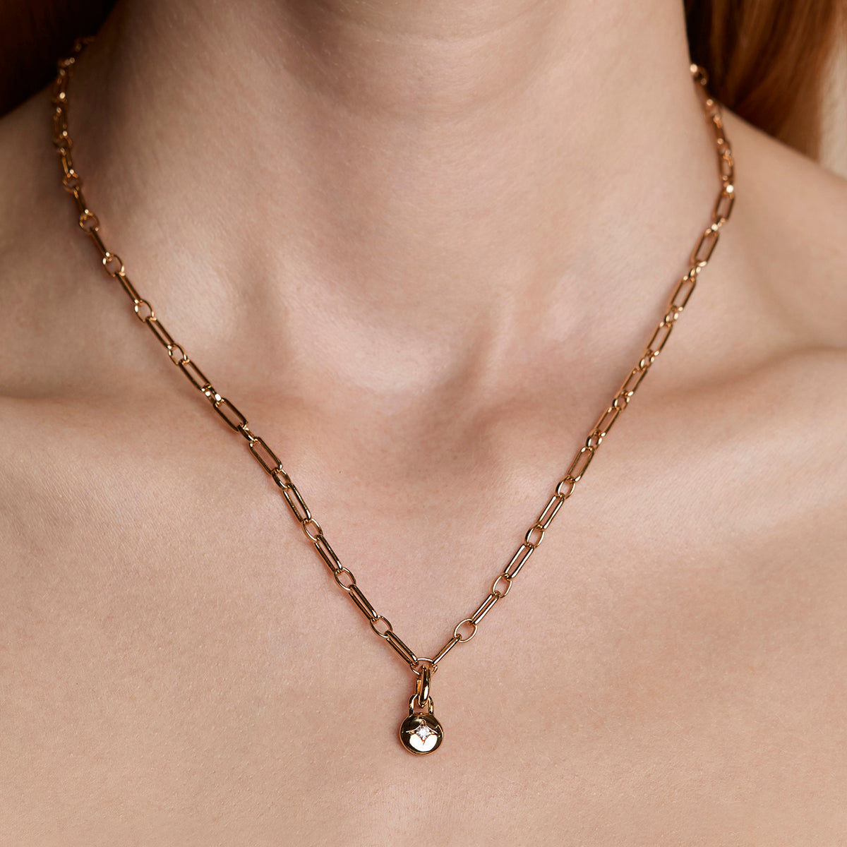 Crystal Clip Charm in Gold-Astrid &amp; Miyu