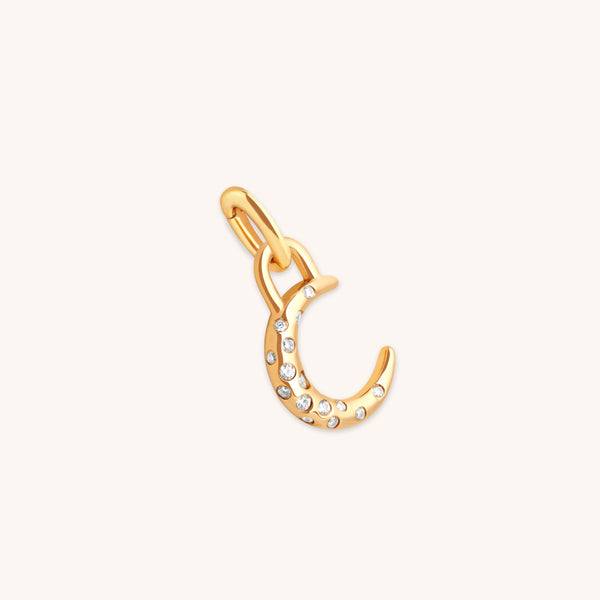 Moon Scatter Clip Charm in Gold-Astrid &amp; Miyu