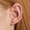 Crescent Moon Studs in Gold-Astrid &amp; Miyu