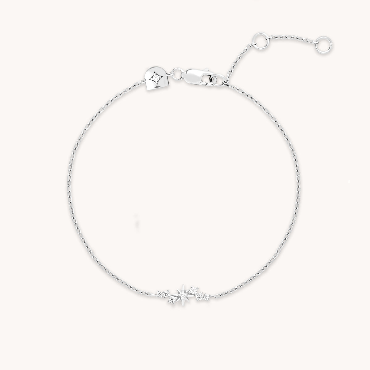 Star Cluster Charm Bracelet in Silver-Astrid &amp; Miyu