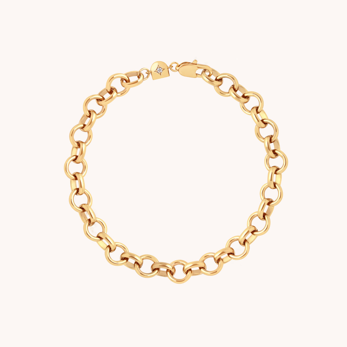 Bold Chelsea Chain Bracelet in Gold-Astrid &amp; Miyu