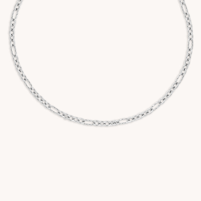 Bold Chain Necklace in Silver-Astrid &amp; Miyu