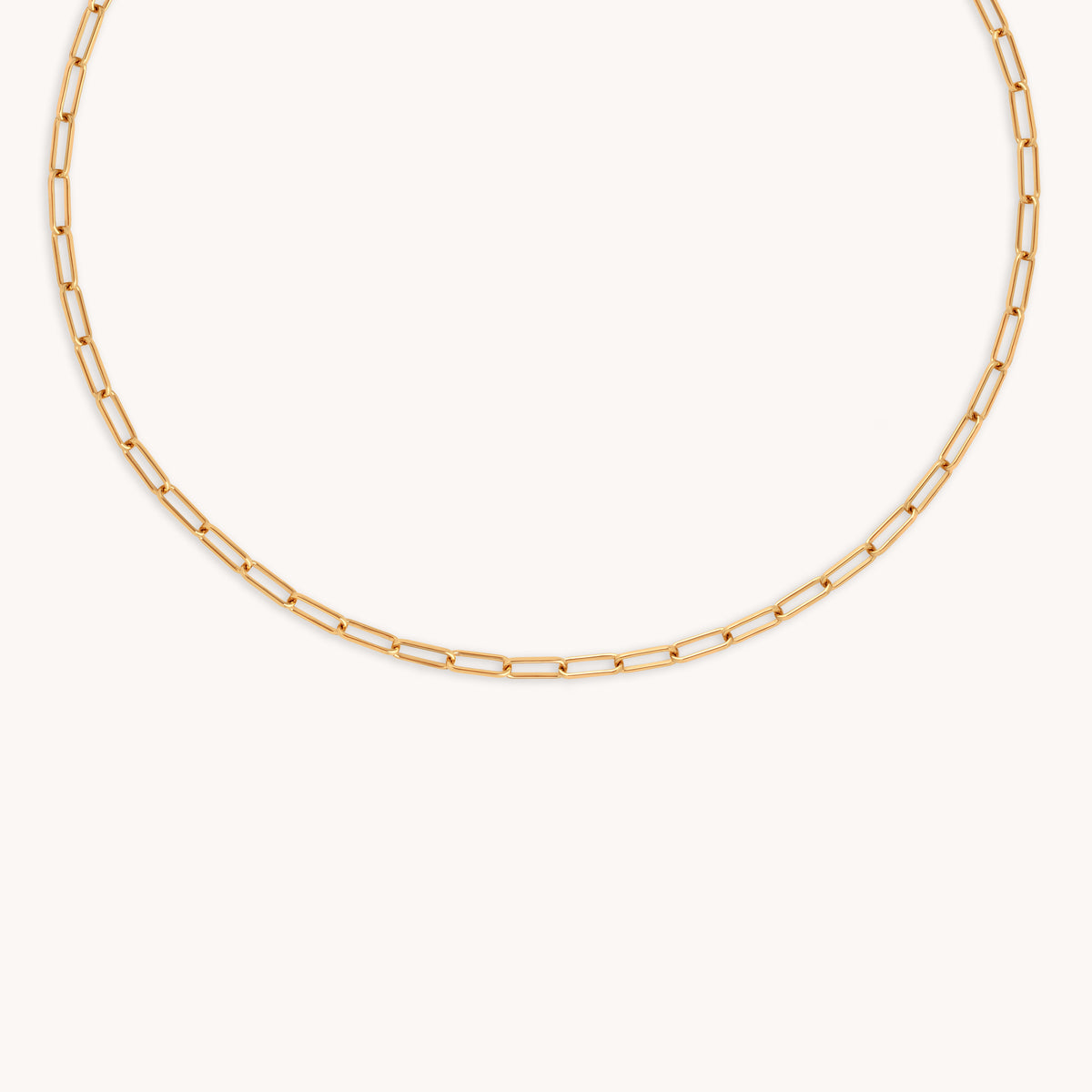 Bold Piccadilly Chain Necklace in Gold-Astrid &amp; Miyu
