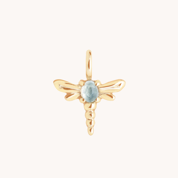 Dragonfly Charm 9k Gold-Astrid &amp; Miyu