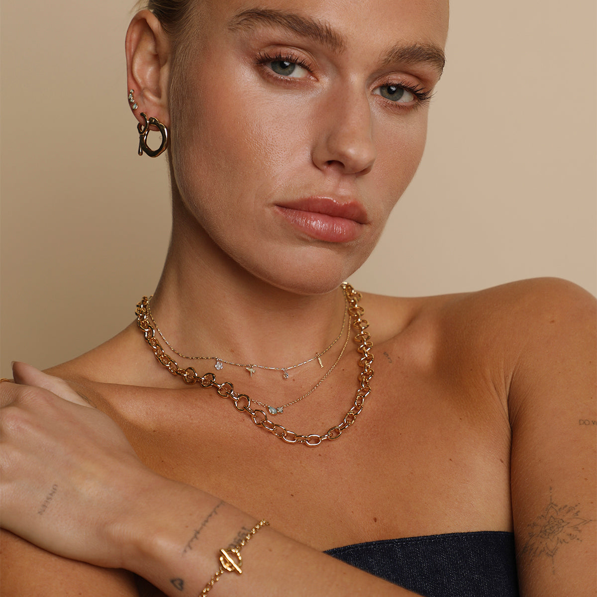 Fish Charm 9k Gold-Astrid &amp; Miyu