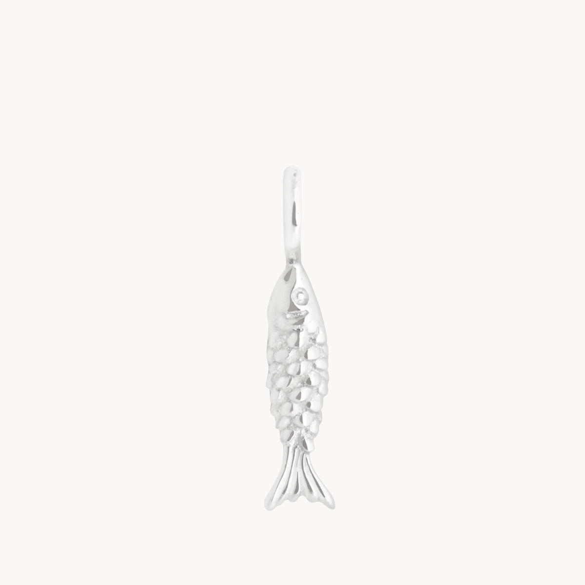Fish Charm 9k White Gold-Astrid &amp; Miyu