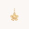 Flower Charm 9k Gold-Astrid &amp; Miyu