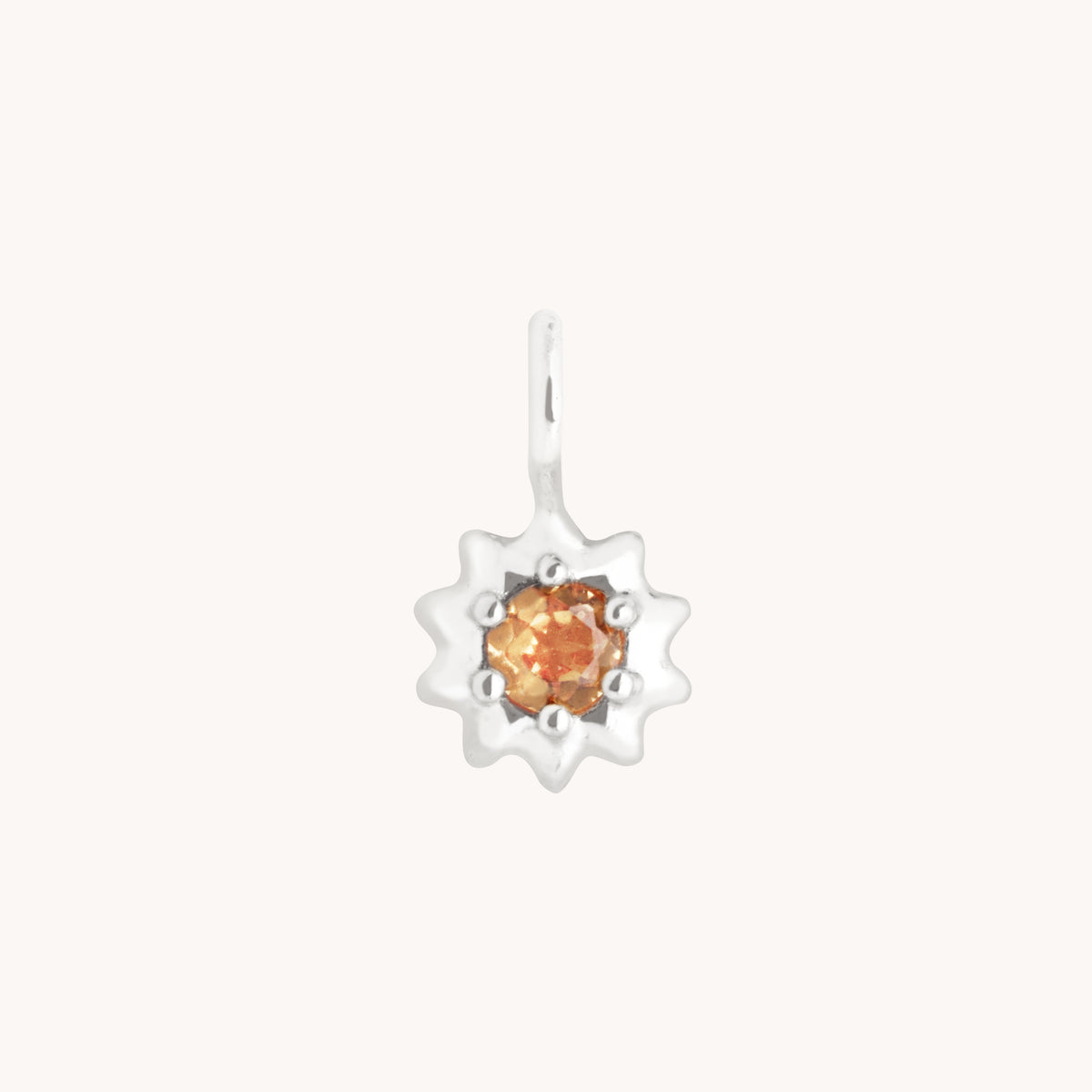 Sunshine Charm 9k White Gold-Astrid &amp; Miyu