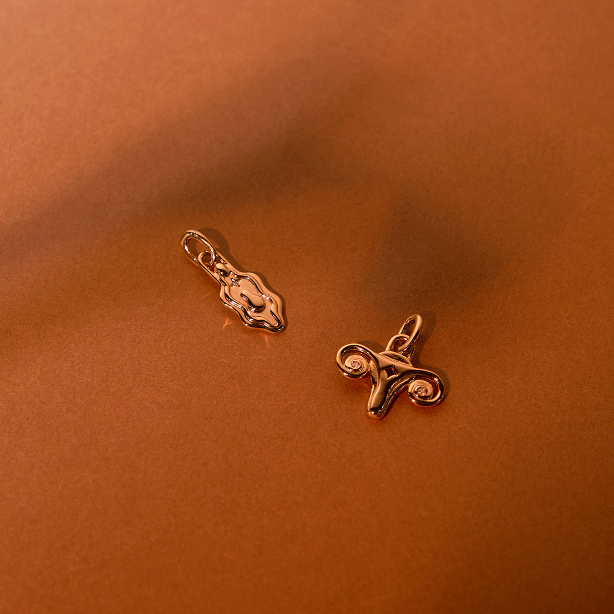 A&M x Hertility Vulva Charm in Gold-Astrid &amp; Miyu