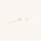 Diamond Solitaire Stud Earrings in Solid Gold-Astrid &amp; Miyu